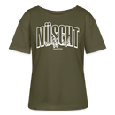 NÜSCHT MUSS ICK 25-Rundhals Frauen Bio-T-Shirt - Khaki