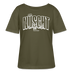 NÜSCHT MUSS ICK 25-Rundhals Frauen Bio-T-Shirt - Khaki
