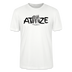 Berlin T-Shirt in Weiß mit 'Atze' Schriftzug und zwei gezeichneten Bären als Berliner Atzen, ideales Freundschafts-Shirt für Kumpels