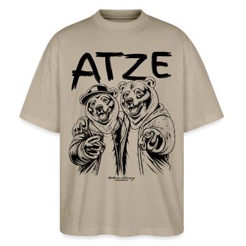 Kaufen steingrau ATZE-Oversized Unisex Bio T-Shirt