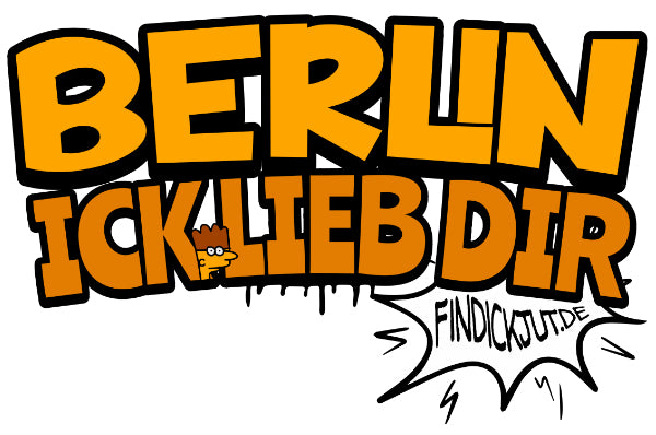 berlin ick lieb dir- auf shirts und hoodies-im comic style