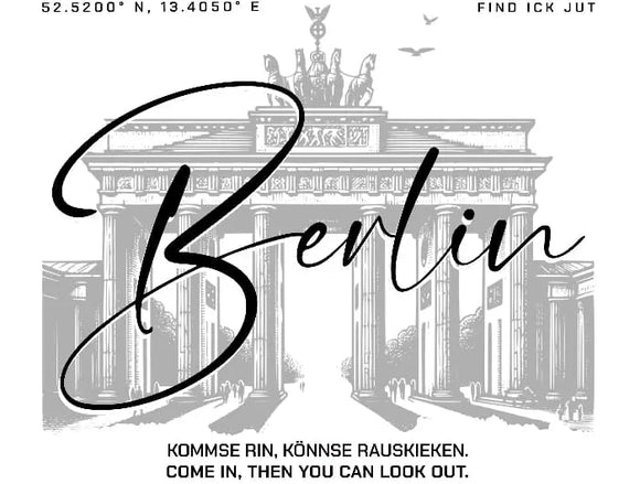 BERLIN-Emaille-Tasse