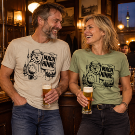 MACH HINNE – Bio Unisex T-Shirt - 0