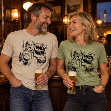 MACH HINNE Berlin T-Shirt – Unisex T-Shirt mit Skyline - 0