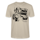 Beiges  Berlin T-Shirt mit MACH HINNE Schriftzug, Berliner Bär, Fernsehturm und Berlin Skyline