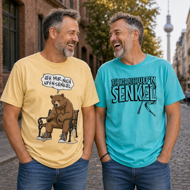 Männer Bio T-Shirts mit Berliner Sprüchen