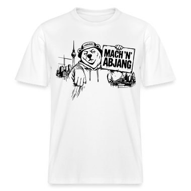Kaufen weiss MACH 'N ABJANG-RELAXED FIT Unisex Organic T-Shirt