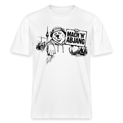 Kaufen weiss MACH 'N ABJANG-RELAXED FIT Unisex Organic T-Shirt
