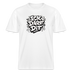 Berlin Statement Shirt-: „ICK DARF DIT“ im Comic/Cartoon-Look, schwarzer Frontdruck auf Weiß.