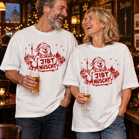 "JIBT NÜSCHT" - RELAXED FIT Unisex Organic T-Shirt