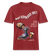 erdrotes Unisex Bio T-Shirt mit Berliner Spruch „Wat kiekstn so?“ und lustige Motiv einer beschwipsten Taube– typischer Hauptstadt Humor in frechem Design