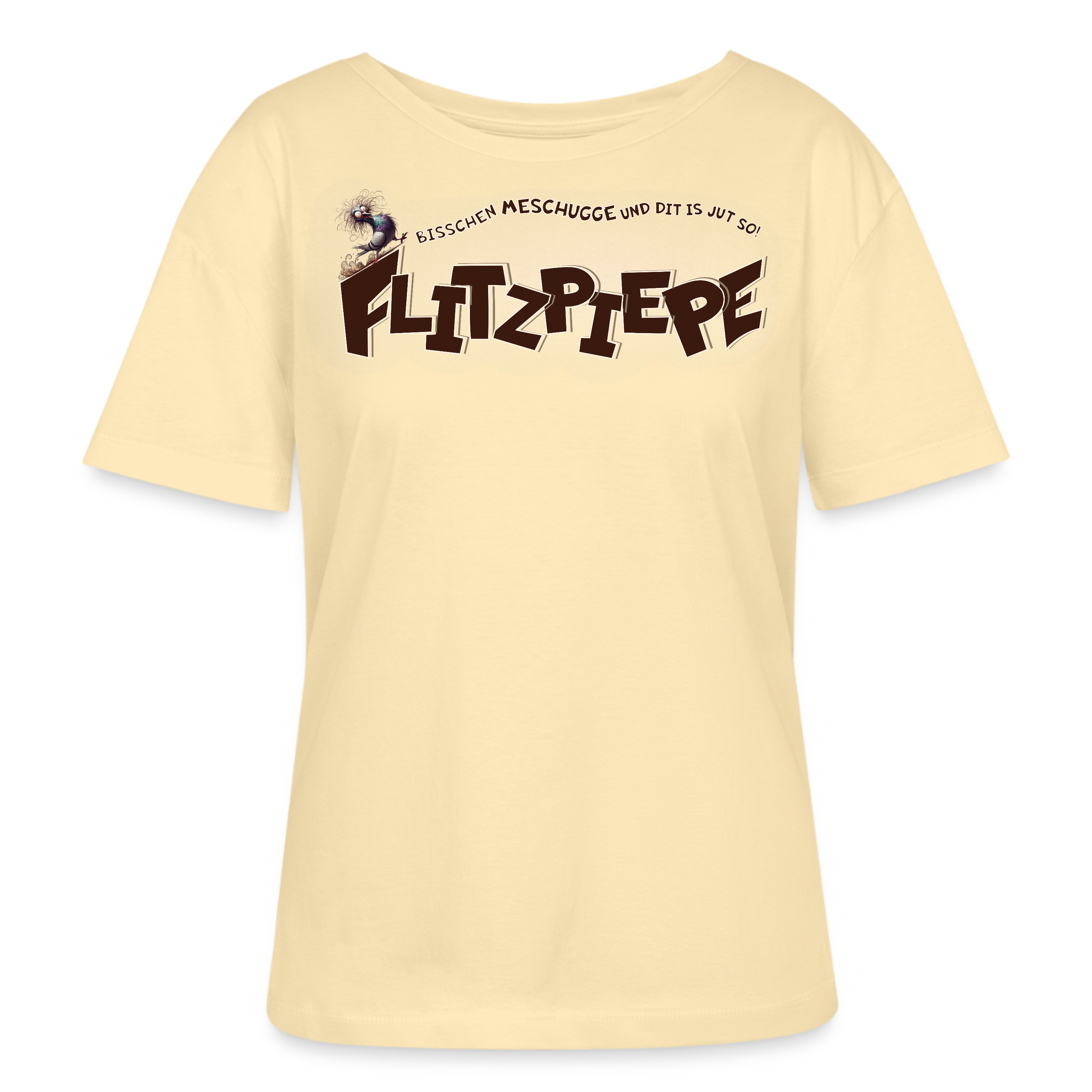 BERLINER FLITZPIEPE-Rundhals Frauen Bio-T-Shirt