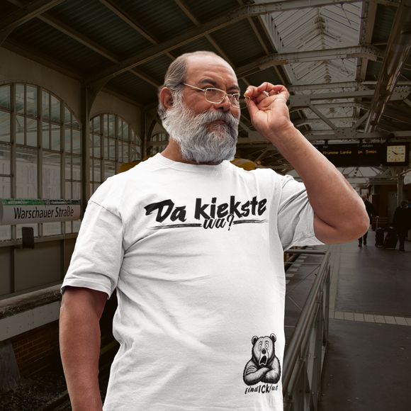 Berliner schnauze auf maenner premium bio shirt mobil