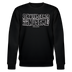 weiss umrandeter Print-Berliner Spruch-ICK WUNDER MIR ÜBER JAR NÜSCHT MEHR- schwarzer unisex Sweater-100& Bio Baumwolle