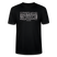 Berliner Spruch-weiss umrandete Buchstaben-ICK WUNDER MIR ÜBER JAR NÜSCHT MEHR-Unisex T-Shirt BIO - Schwarz