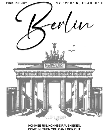 BERLIN-Relaxed Fit Unisex Bio-T-Shirt - 0