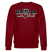 Der_Berliner_Spruch-VERFATZ_DA_IM_JELAeNDE-auf unisex bio Sweatshirt-bordeauxrot