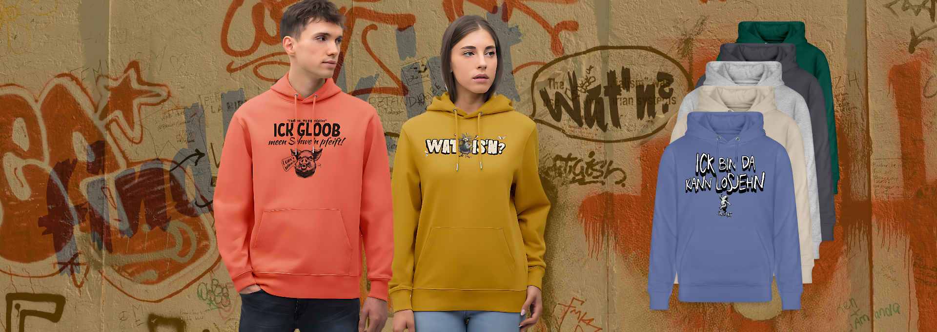 Hoodies mit berliner schnauze