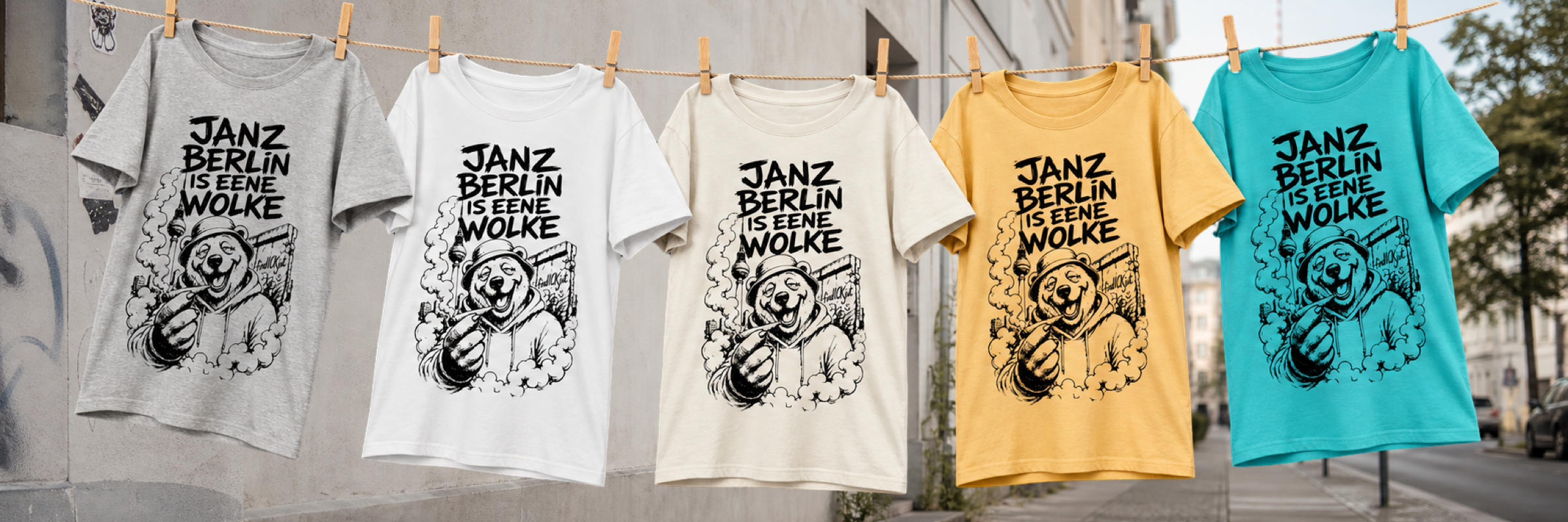 Janz berlin is eene wolke die kollektion fuer die chilligen berliner