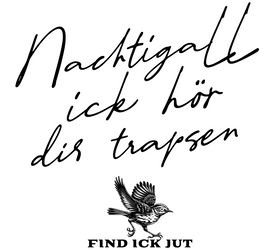 NACHTIGALL ICK HÖR DIR TRAPSEN- RELAXED FIT Unisex BIO T-Shirt - 0