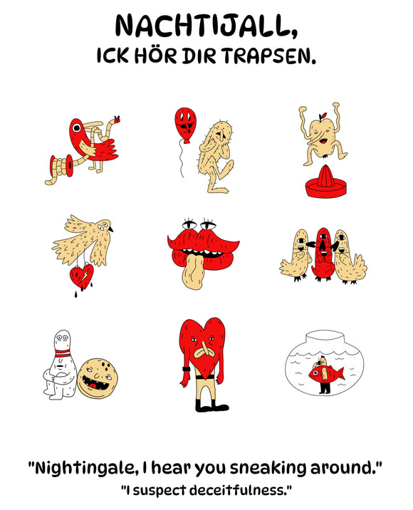 NACHTIJALL-Relaxed Fit Unisex Bio-T-Shirt