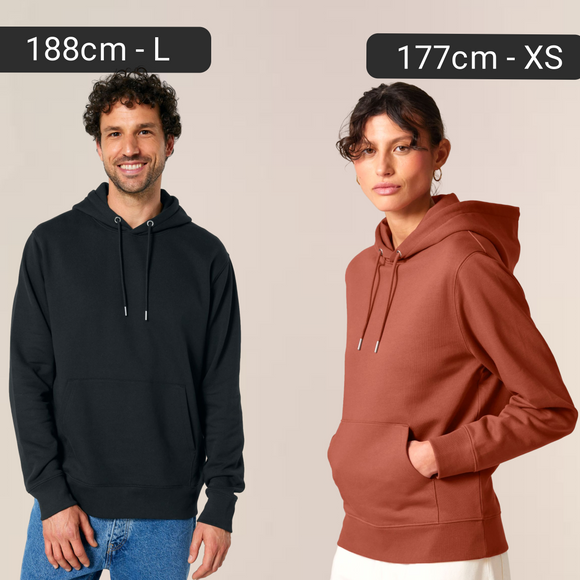 Passform bio hoodie