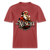 Weihnachts T‑Shirt mit Berliner Spruch "JIBT NÜSCHT IHR FLITZPIEPEN" und Vintage‑Nikolaus‑Motiv.
