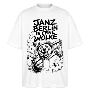 JANZ BERLIN IS EENE WOLKE-Oversized Unisex Bio T-Shirt