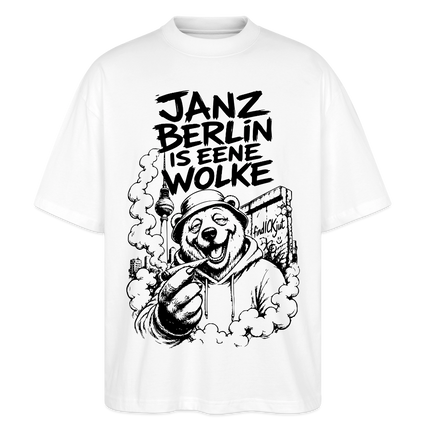 JANZ BERLIN IS EENE WOLKE-Oversized Unisex Bio T-Shirt