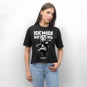 ICK MACH WAT ICK WILL-Frauen Boxy Bio-T-Shirt - 0