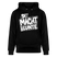 Schwarzer Unisex Hoodie mit weißem Print vom Berliner Spruch „DIT MACHT URST LUNTE“ im Berliner Streetstyle