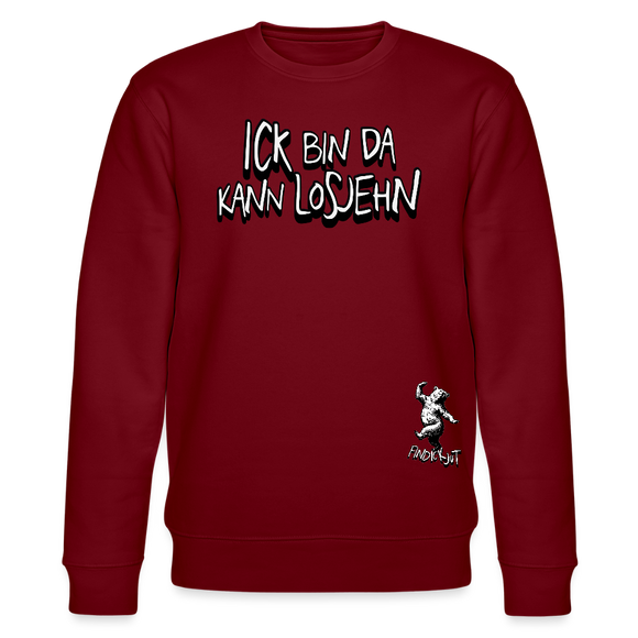 ICK BIN DA - Unisex Bio-Sweatshirt-⭐ GRÖSSE M