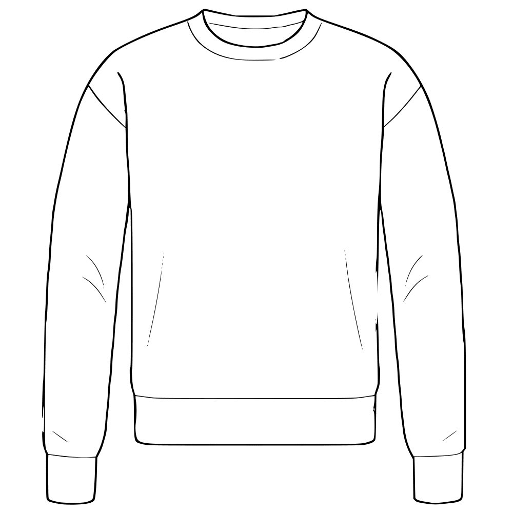 Unisex Bio Pullover Oversize