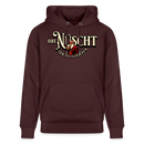 Bordeauxroter Weihnachts Hoodie mit Berliner Spruch "Jibt Nüscht, ihr Flitzpiepen" und Santa Claus Design