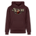 Bordeauxroter Weihnachts Hoodie mit Berliner Spruch "Jibt Nüscht, ihr Flitzpiepen" und Santa Claus Design
