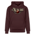 Bordeauxroter Weihnachts Hoodie mit Berliner Spruch "Jibt Nüscht, ihr Flitzpiepen" und Santa Claus Design